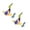 B, variant on Yokua Cats Teething Toy Chirping Bird Shape for Kitten Chew Better Attract Cats