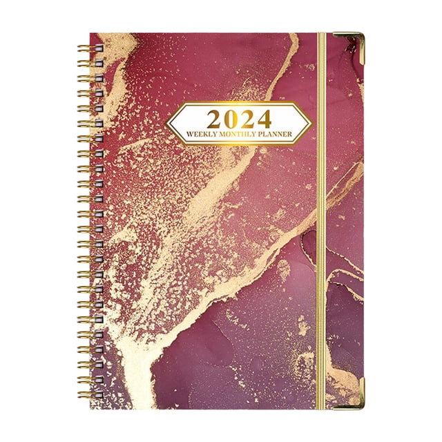 asddcavvf Planner 2024 English Agenda A5 Planning Notebook With Split Pages Paper Coil Copy 2024 Planner Elephant under 10