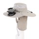 thumbnail image 1 of Sombrero Para El Sol De Ala Ancha, Sombrero Para Ventilador Solar, Batería De 1000 MAh, 3 Velocidades De Viento, Recargable Por USB Con Faro Para Pescar Para Acampar, 1 of 7