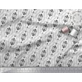 thumbnail image 3 of Soimoi Black polyester Crepe Fabric Filigree Damask Fabric Prints By Yard 42 Inch Wide, 3 of 3