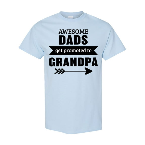 Inktastic Awesome Dads Get Promoted to Grandpa T-Shirt