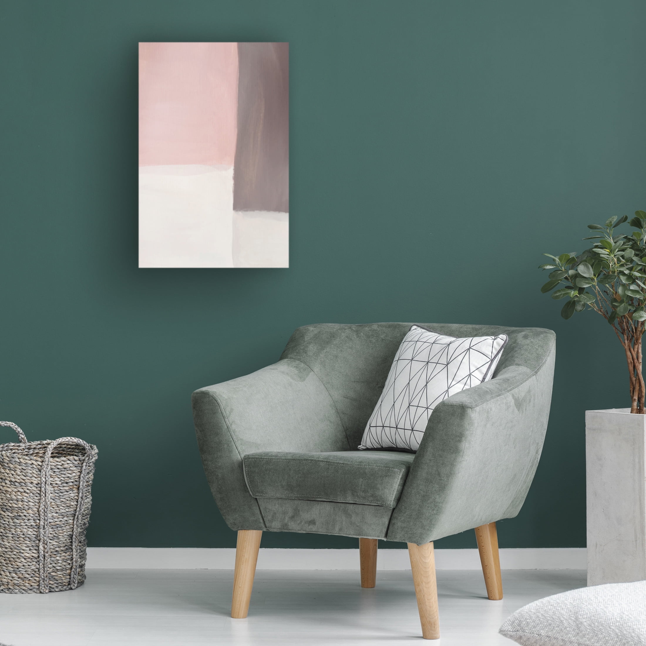 Canvas Wall Art - Incado 'Pink Pleasure II' Wall Art for Living Room, Bedroom, or Office Décor by Trademark Fine Art - 16 x 24 Inches