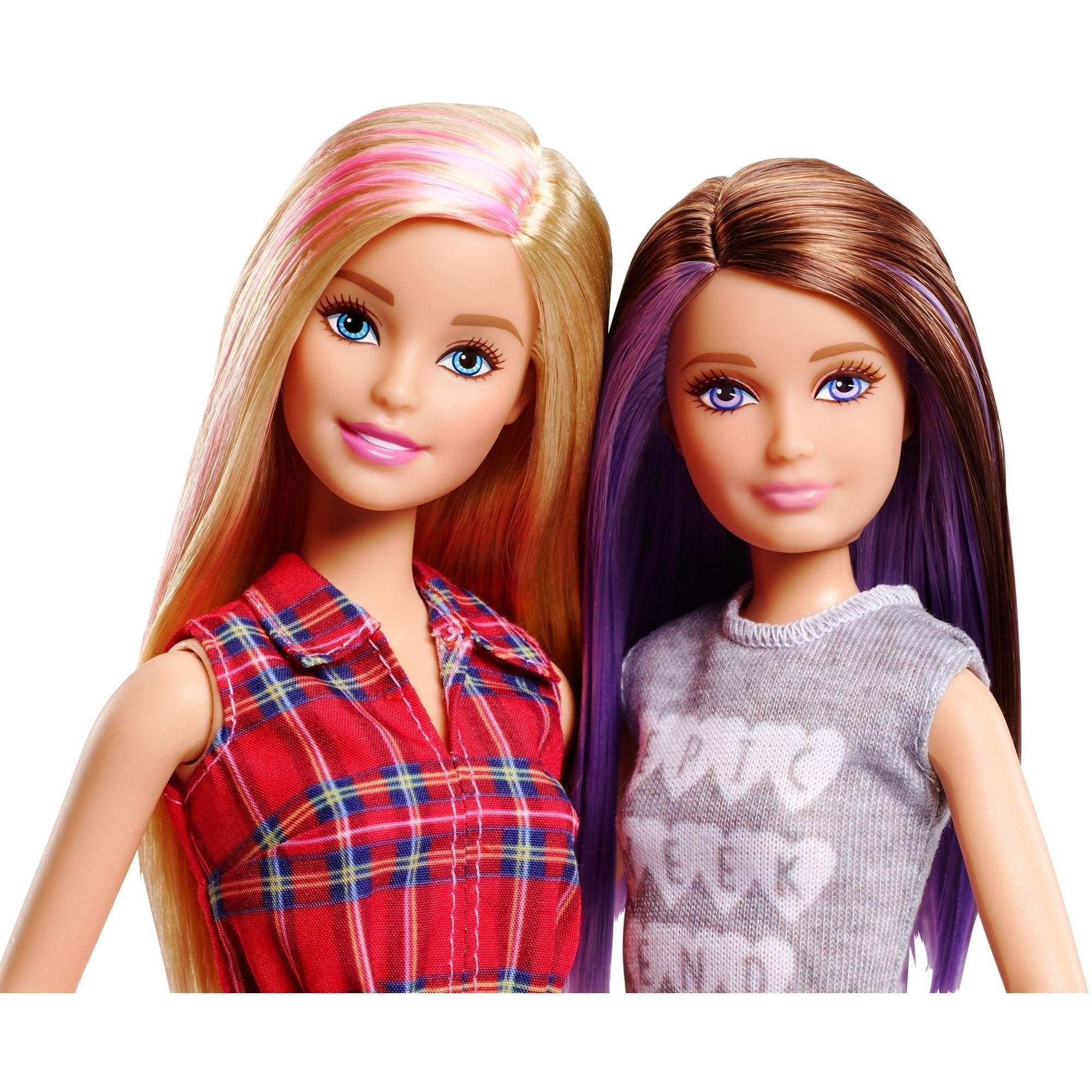 Barbie Sisters Barbie and Skipper Dolls 