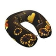 thumbnail image 2 of KLL Casino Playing Cards Pattern Memory Foam Cervical Neck Pillow Versatile U-Shaped Pillows for Home/Office/Camping/Travelling/Soft Washable Cover, 2 of 8