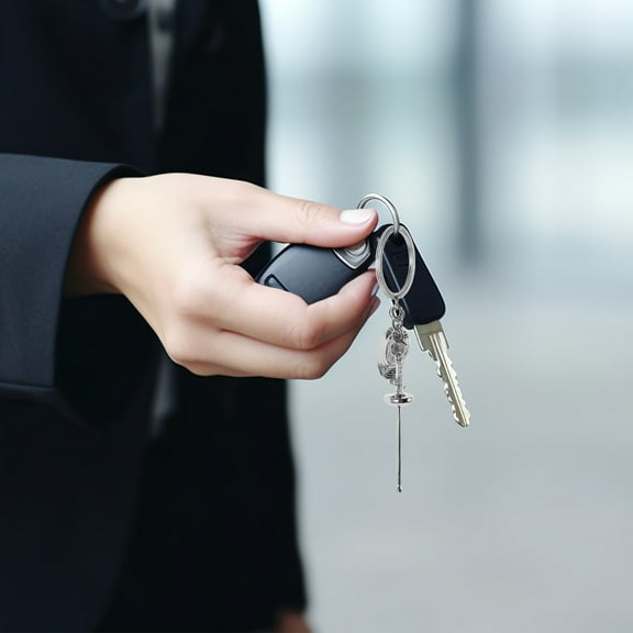 BESTYASH Fencing Sword Key Chain Silver Hanging Accessory for Sport Fans 1Pcs