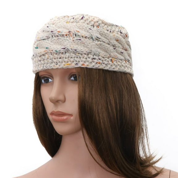 Niceauty 2Pcs Knitting Hair Band Fashion Headdress with Gorgeous Colors for Decorative Occasions