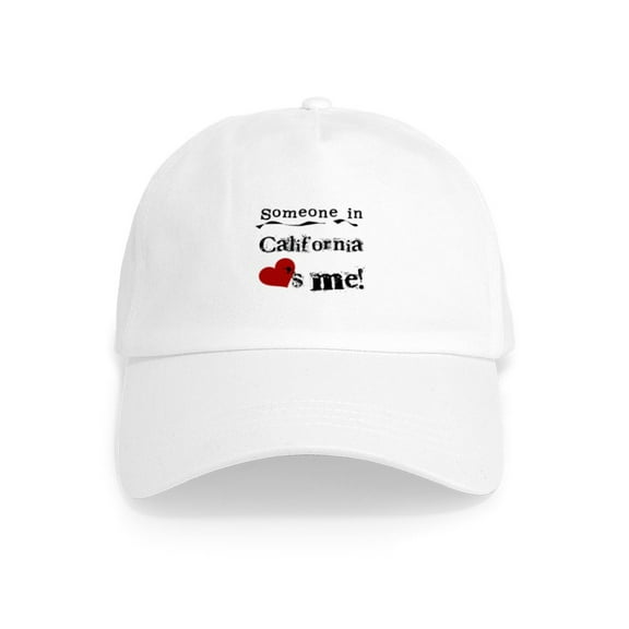 CafePress - Someone In California Cap - Adjustable 100% Brushed Unisex Casual Cotton Baseball Cap, Beige, 1