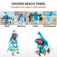 thumbnail image 7 of Usaibhir Hooded Kids Beach Towels - Toddler Bath Towel Girls Boys Swim Cover-ups for Ages 3 to 7 Kids Pool Towels Quick Dry Lightweight Soft Microfiber Poncho 23.6x47.2 inch, 7 of 7