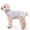 Gray, variant on HQREA Recovery Suit for Dogs Prevent Licking Sleeveless Puppy Surgical Clothes for Small Medium Dogs