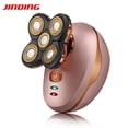 thumbnail image 4 of Rasoir Électrique Jinding Machine pour Tête Rasée à Cinq Têtes Rechargeable Étanche Auto-Assistant Rasoir pour Tête Chauve 5599 Or Cinq en un, 4 of 6