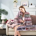 thumbnail image 4 of Daughter Gifts from Mom, Daughter Blankets from Mom, Birthday Gifts for Daughter Adult, Gifts for Daughter Christmas Valentines Day Thanksgiving Throw Blanket 50"x60", 4 of 5