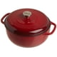thumbnail image 1 of Dutch Oven Lodge, 6 cuartos de galón, hierro fundido esmaltado, color rojo especiado, 1 of 9