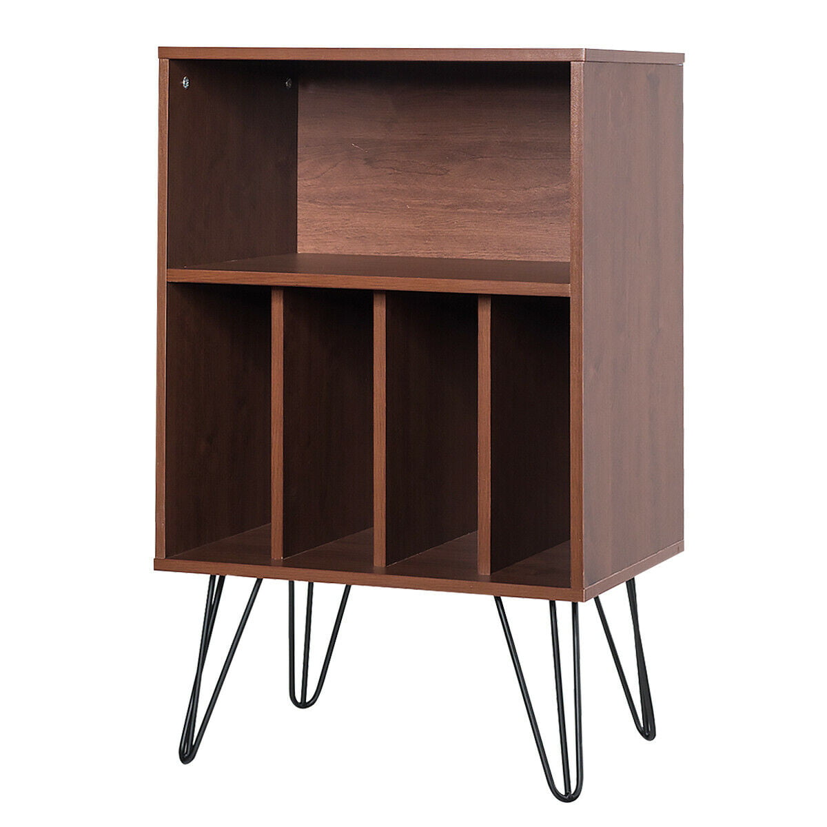 Gymax File Cabinet W Split Storage Standing Display Bookshelf