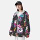 thumbnail image 3 of Balery Cat Icecream Sudadera ligera de manga larga con capucha y protección solar UPF 50+ para hombre y mujer, ideal para pesca y running-Small, 3 of 7