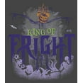 thumbnail image 2 of Boy's The Nightmare Before Christmas Jack Skellington King of Fright Graphic Tee Charcoal X Small, 2 of 4