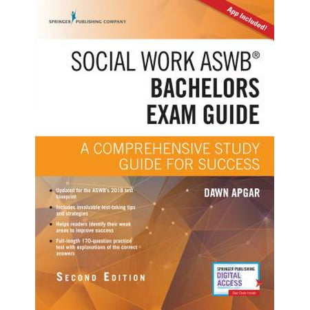 Social Work Aswb Bachelors Exam Guide, Second Edition : A Comprehensive Study Guide for Success (Book + Free (Best Second Phone Number App)