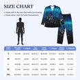 thumbnail image 4 of Fotbe Planet Earth Pijama de Hombre con Estampado de Manga Larga, Conjunto de 2 Piezas, Ropa de Dormir Suave y Cómoda con Bolsillos-XX-Large, 4 of 7