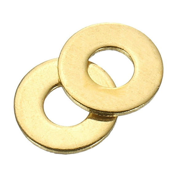 Uxcell M2 Flat Washer, 360 PackBrass Ring Washers 5mm OD 0.4mm Thick Sealing Gasket Ring