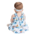 thumbnail image 5 of Winnie the Pooh Baby Girls' Smocked Cotton Tank Top, Shorts and Headband Set, 3-Piece, Sizes 0/3M-24M, 5 of 8