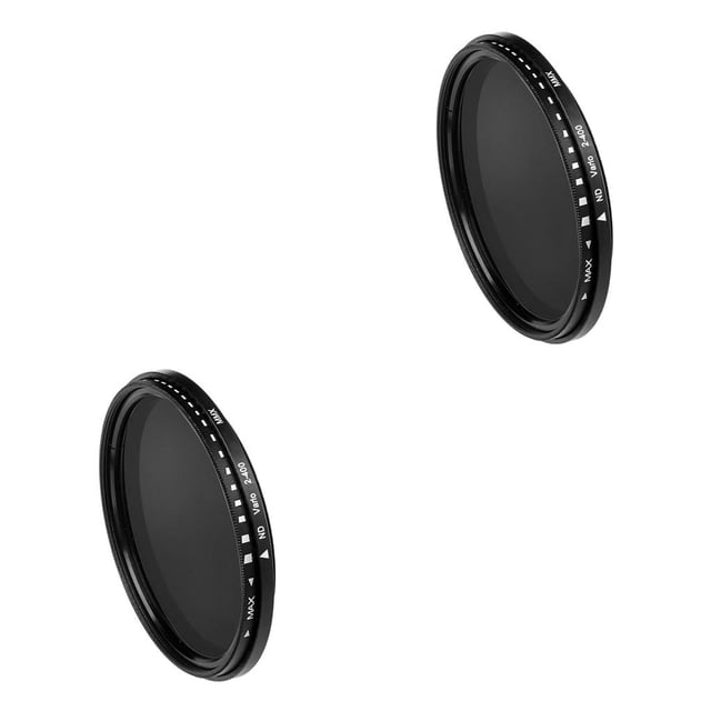 Matsuzay ND2 to ND400 Slim Fader Variable Adjustable ND Optical Filter Glass 62 mm 2piezas