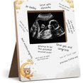 thumbnail image 1 of Hatzelou Baby Sonogram Picture Frame, Baby Shower Guest Sign Picture Frame, Baby Shower Games Sign Ultrasonic Photo Frame, Great Gift for Expecting Parents 05, 1 of 6