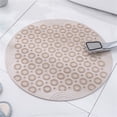 thumbnail image 2 of AYktou Bath Mat Round Non Slip Anti Mold Shower Mat 26"x26" PVC Bathroom Mat with Drain Hole Suction Cups for Shower Stall Bathroom Floor, 2 of 4