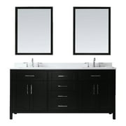 OVE Decors 72 in. Double Sink Bathroom Vanity
