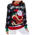 thumbnail image 1 of Daznico Chandail Brodé de Noël pour Femmes, Taille TTG, 1 of 9
