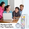 thumbnail image 5 of Biology Gift Biology Teacher Mug Biology Tumbler Cup Biology Teacher Gift for Women Men 20 Oz Stainless Steel Insulated Water Bottle With Lid and Straw, 5 of 6