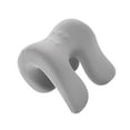 thumbnail image 3 of BELOVING Desk Sleeping Napping Pillow Removable Soft Office Chair Memory Neck Support Solid Light Gray, 3 of 10