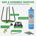 thumbnail image 5 of Flame King Eco-Friendly Refillable 1LB Empty Propane Cylinder Tank with Refill Kit - Blue, 5 of 15