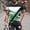 Green, variant on Mens Short Sleeve Graphic Tee Geometric Color Block Print Casual Streetwear Shirts for Men Big and Tall Sizes Mint Green Stretch,Size 4XL