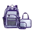 thumbnail image 2 of Mochila Transparente de PVC Yuyangstore mochila resistente con correa ajustable Paquete de mochila, 2 of 8
