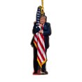 thumbnail image 1 of Patriótico Donald Trump 2024 Adorno Navideño 2D Acrílico Dibujos Animados (12), 1 of 9