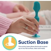 Dr. Talbot's Silicone Diaper Cream Brush with Suction Base and Hygienic Case, Mini