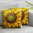 thumbnail image 3 of JEUXUS Decorative from A Sunflower Print Pillow Cases Home Decor Decorations Square Soft Throw Pillow Covers for Car Bed Bedroom Sofa, 3 of 5