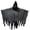 Black, variant on Hvyesh Hooded Cloak for Men Women Halloween Cloaks Vintage Tattered Witch Cape