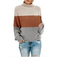 thumbnail image 1 of WEAIXIMIUNG Womens Off The Shoulder Sweater Casual Knitted Loose Long Sleeve Pullover, 1 of 7
