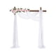 thumbnail image 1 of Yuarrent Poliéster Boda Drape Reutilizable Transpirable Interior Exterior Salón Compromiso Fiesta Celebración Telón de fondo Cortina Kits de decoración para fiestas Yuarrent HA065815-00B, 1 of 5