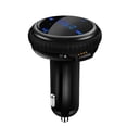 thumbnail image 1 of Transmisor Fm Bluetooth Radio De Alto Rendimiento Adaptador Fm Monitor De Voltaje Del Automóvil Compatible Con Llamadas Manos Libres Con Puerto De Carga Para Automóviles Vehículos Automáticos seitruly VI003932-00, 1 of 7
