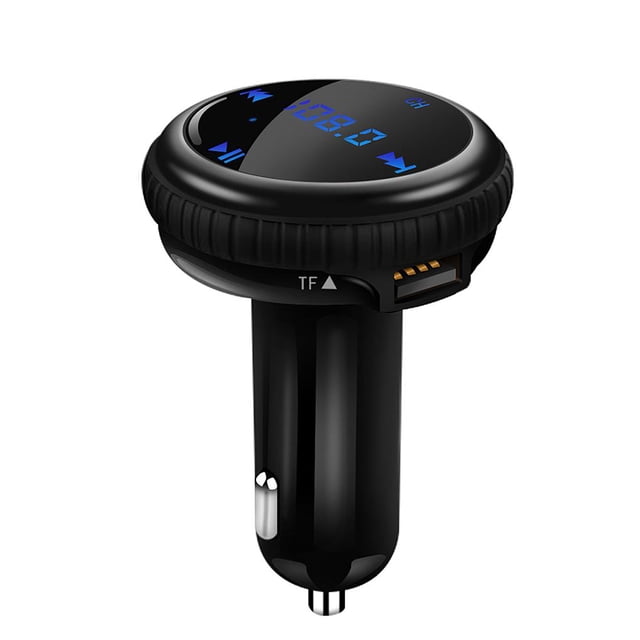 Transmisor Fm Bluetooth Radio De Alto Rendimiento Adaptador Fm Monitor De Voltaje Del Automóvil Compatible Con Llamadas Manos Libres Con Puerto De Carga Para Automóviles Vehículos Automáticos seitruly VI003932-00