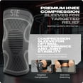 thumbnail image 3 of Special Essentials 2 Pack Knee Braces for Men and Women - Compression Sleeves for Pain Relief, Support for Meniscus Tears, ACL, and Arthritis - Effective for Gym and Weightlifting, 3 of 8