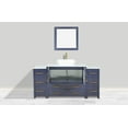 thumbnail image 3 of Vanity Art 60" Single Sink Bathroom Vanity Set with Engineered Marble Top and Free Mirror, 3 of 5