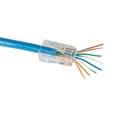 thumbnail image 5 of Klein Tools VDV826-762 Pass-Thru RJ45 CAT5E Gold Plated Modular Data Plug (200-Pack), 5 of 10