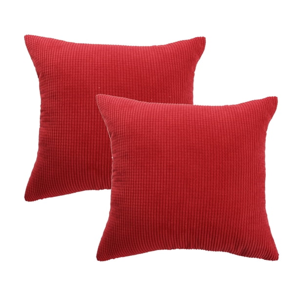 Unique Bargains 2pcs Decorative Cushion Covers Corn Stripe Decoration Throw Pillow Case Cover