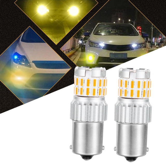 Reemplazo de Bombillas LED Macarena para Luces de Freno Estroboscópicas Amarillo BAU15S
