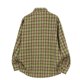 thumbnail image 4 of Mens Casual Manga Corta Botón Abajo Camisas Vintage Comprobar Collar de Solapa Manga Larga Moda Superior, Blusa Elegante, 4 of 9