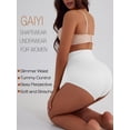 thumbnail image 3 of GAI YI Women's High-Waist Full Coverage Briefs, Plus Size Soft Stretch Underwear with Wide Waistband, No-Dig Fit, 4-Pack, 3 of 6