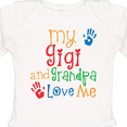 thumbnail image 4 of Inktastic My Gigi and Grandpa Love Me Boys or Girls Long Sleeve Baby Bodysuit, 4 of 5