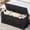 Black, variant on Hzuaneri 43.3" Large Storage Chest, Wooden Storage Bench with 2 Hinges, Lift-Top Chest Organizer for Living Room, Bedroom, Entryway, Black
